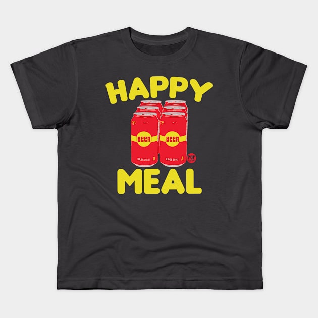 HAPPY MEAL Kids T-Shirt by toddgoldmanart